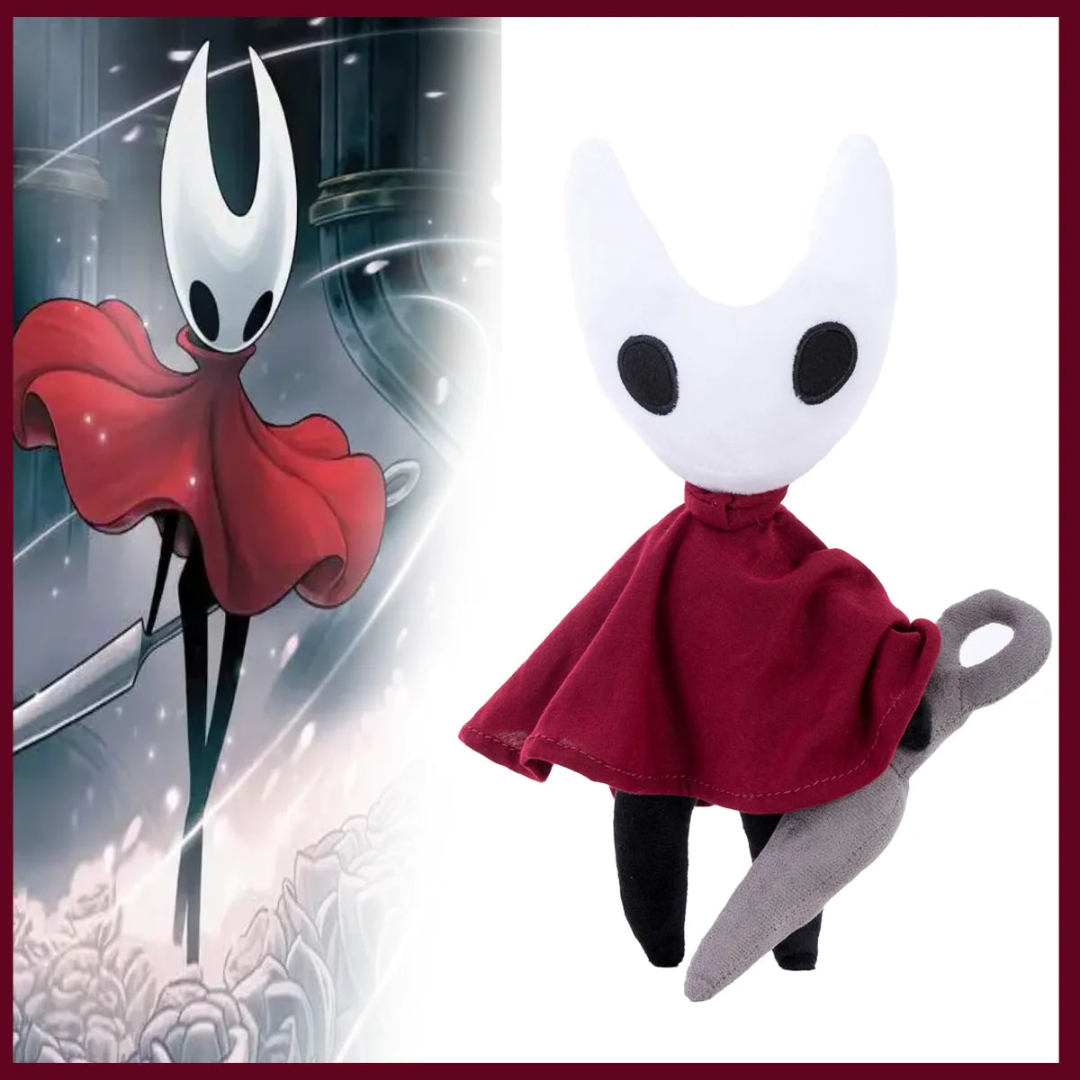 Adorable Cartoon Hornet Plush Toy Hollow Knight Silksong Plush Toy Game Merchandise Hornet For kids Birthday Halloween Gift