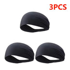 Elastic Sports Sweat Wicking Headband for Running & Yoga