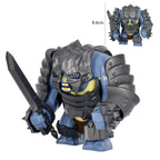 Medieval Orc Warrior Building Block Figure Fantasy Toy Set