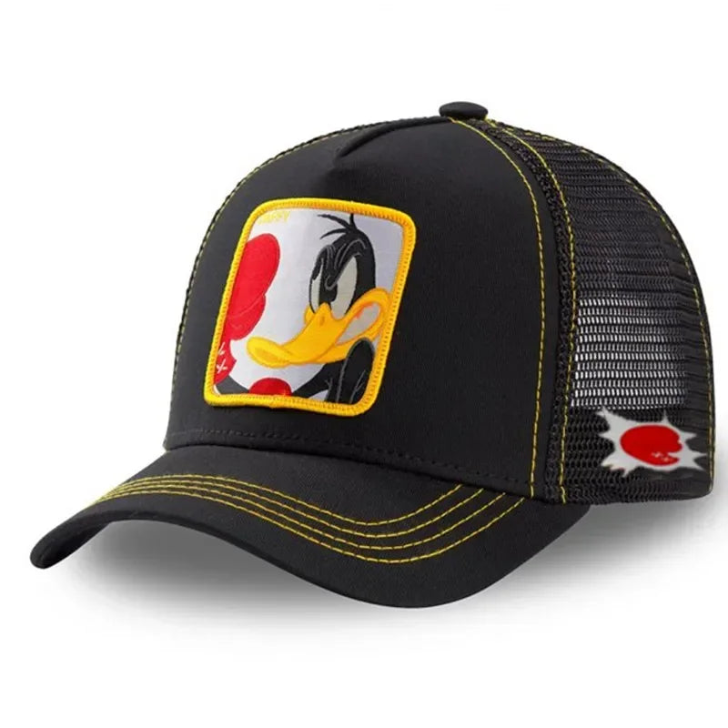 Anime Cartoon Snapback Cotton Baseball Cap for Everyday Style