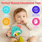 Kids Cartoon Piano Keyboard with Animal Sounds & Flashing Lights
