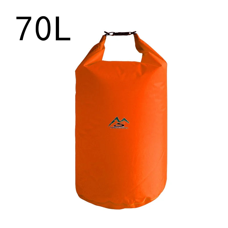 Waterproof Dry Bag Large Capacity Roll Top Storage for Camping Hiking & Water Sports