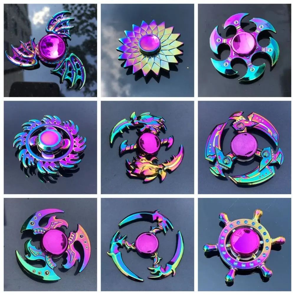 Dragon Wing Metal Rainbow High-Speed Fidget Spinner