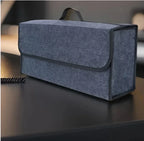 Large Car Trunk Storage Bag Soft Felt Organizer Anti-Slip Boot Compartment Accessory for Vehicle Tool And Item Organization