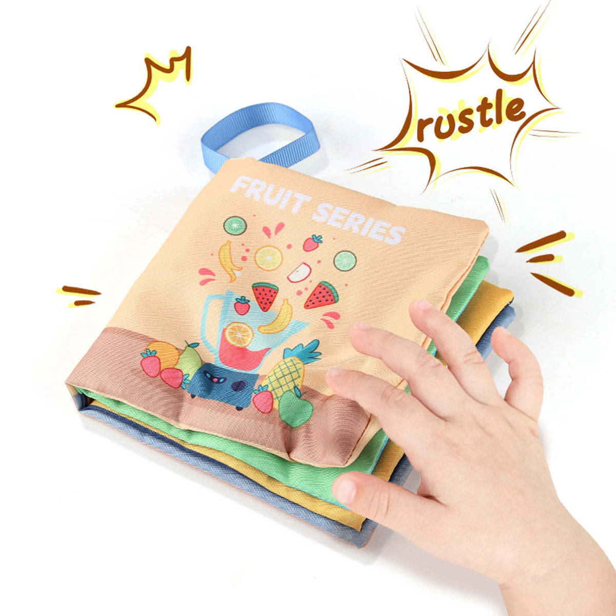 Soft 3D Touch & Feel Baby Cloth Book