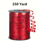 250/500 Yards Ribbon Curling Crimped, 5mm Width Wedding Birthday Christmas Gift Balloon Ribbon Party Decoration Bouquet Ribbon