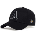 Letter A Embroidery Baseball Cap for Unisex Casual Outdoor Style