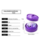 Halloween Dumpling Stress Toy Glitter Halloween Dumpling Pressure Dumpling Squishie Stress Relief Fidget Toy for Adults Gift