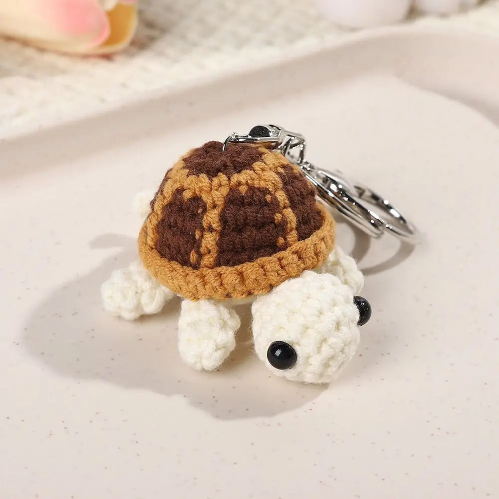 Cute Turtle Crochet Keychain Mini Turtle Bag Charm
