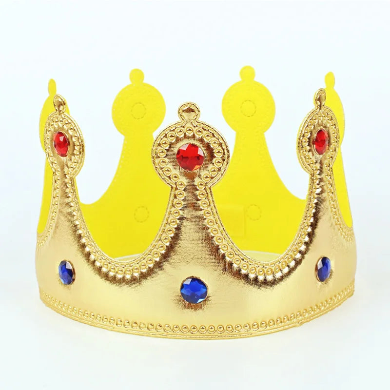 King Prince Cape Cosplay Costume with Crown – Royal Cloak Set