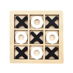 Montessori Wooden Mini Chess Brain Training Puzzle Toy for Kids