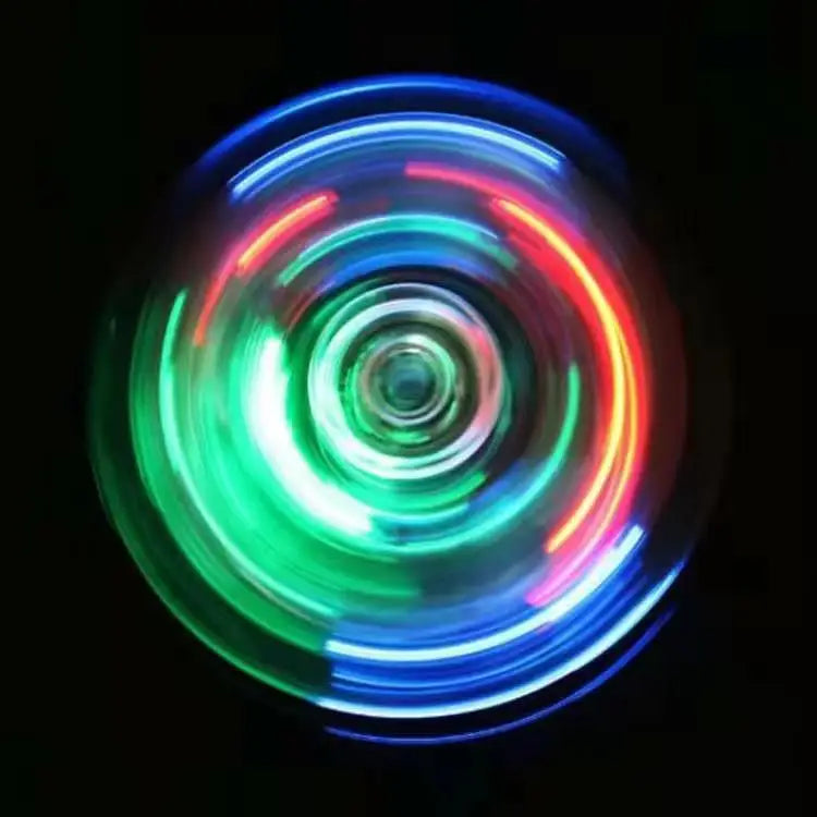 LED Luminous Fidget Spinner Glow Stress Relief Hand Toy