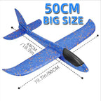 50CM Foam Glider Plane – Hand Throw Outdoor Flying Toy