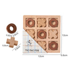 Montessori Wooden Mini Chess Brain Training Puzzle Toy for Kids