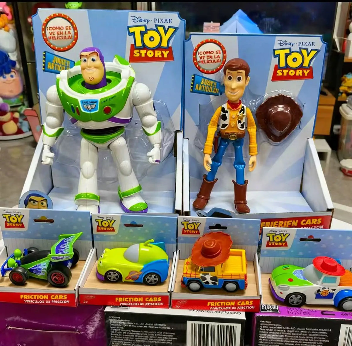 Toy Story Buzz Lightyear Woody Figure – Collectible Kids Toy Model
