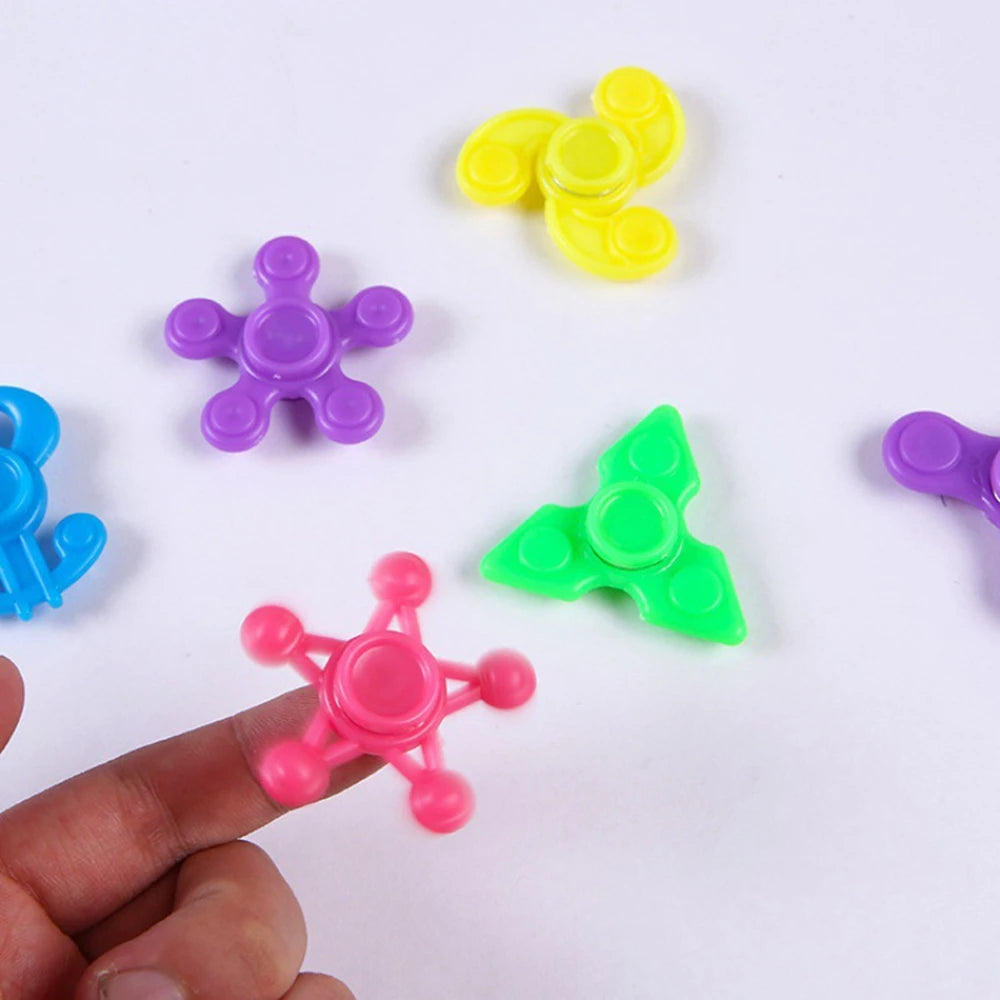 Mini Finger Gyro Fidget Spinners – Bulk Sensory Toy Set