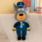 30CM Sheriff Labrador Dog Plush Toy Soft Stuffed Animal Doll