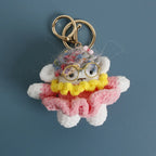 Cute Crochet Animal Doll Keychain Sheep Puppy Bag Charm