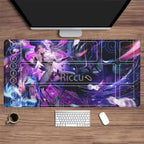 Riftbound LTCG Card playmat League of Mouse Pad Legends Jinx Series LOL 600x350mm overlock Board Game HD Printing XXL Desk Mat