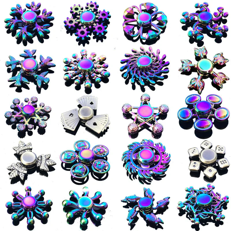 Rainbow Metal High-Speed Fidget Spinner
