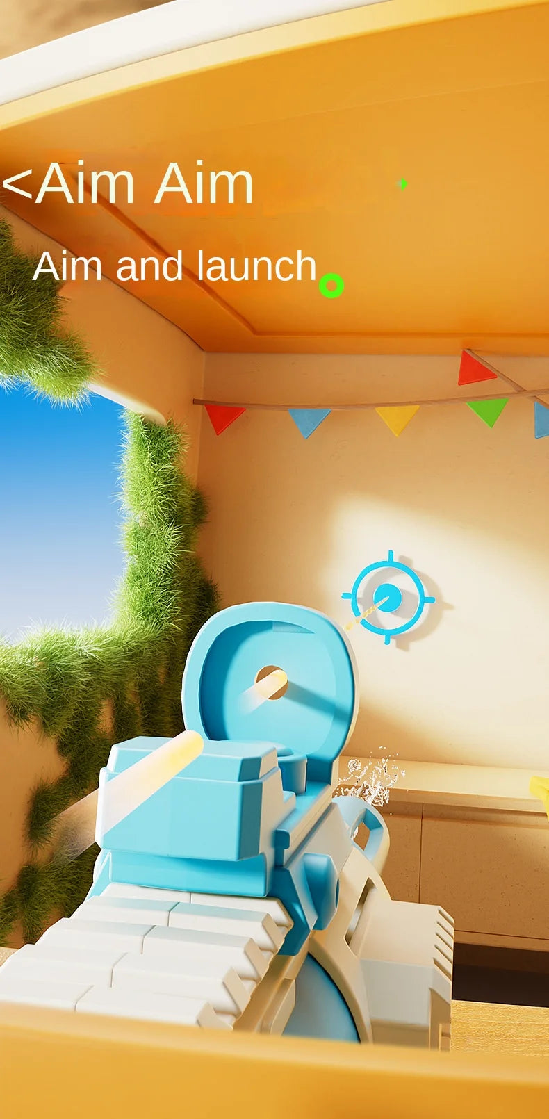 Kids Water Gun for Summer Beach Pool and Outdoor Water Play