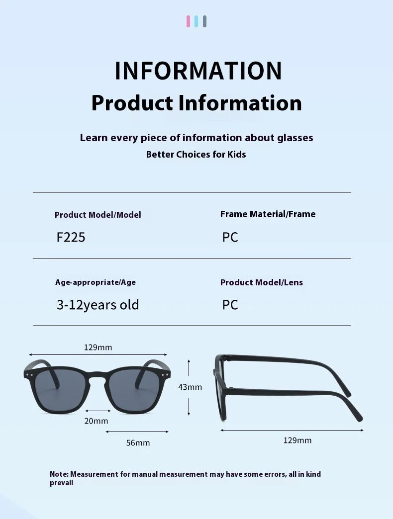 Baby & Kids UV400 Summer Sunglasses for Boys & Girls