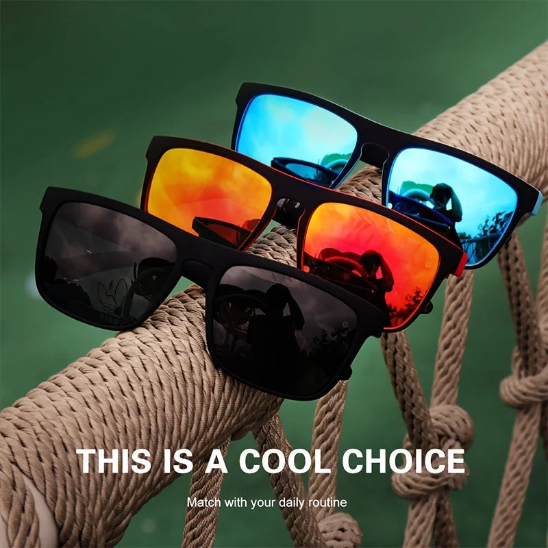 Vintage Square Polarized UV400 Sunglasses for Men & Women