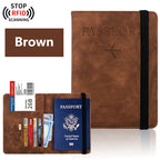 Travel Passport Holder Wallet for Men & Women