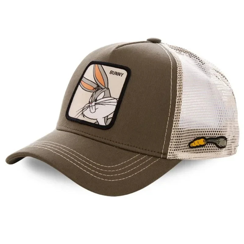 Anime Cartoon Snapback Cotton Baseball Cap for Everyday Style