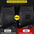 New PU Leather Car Anti-Kick Mats Auto Seat Back Protector Cover For Children Car Back Seat Anti-Dirty Pad Car  Accessories