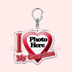 Custom Text I Love My Boyfriend Girlfriend Keychains Key Chain Photo Wife Hot Mom Dad King Queen Idol Baby Family Keychains Gift