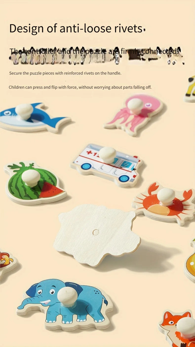Montessori Geometry Shape Matching Puzzle Board