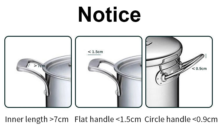 2PCS Silicone Pan Handle Cover – Heat Resistant Non-Slip Grip Sleeve