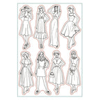 1 Sheet Human Body Silicone Clear Stamp Spine Brain Transparent Silicone Stamp Heart Lungs Rubber Stamp 4.3 x 6.3 Inch