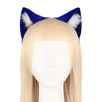 Unisex Cute Cartoon Dog for Cat Ears Shape Headband Multi Color Hair Hoop Makeup Live Broadcast Christmas Party Headpiec