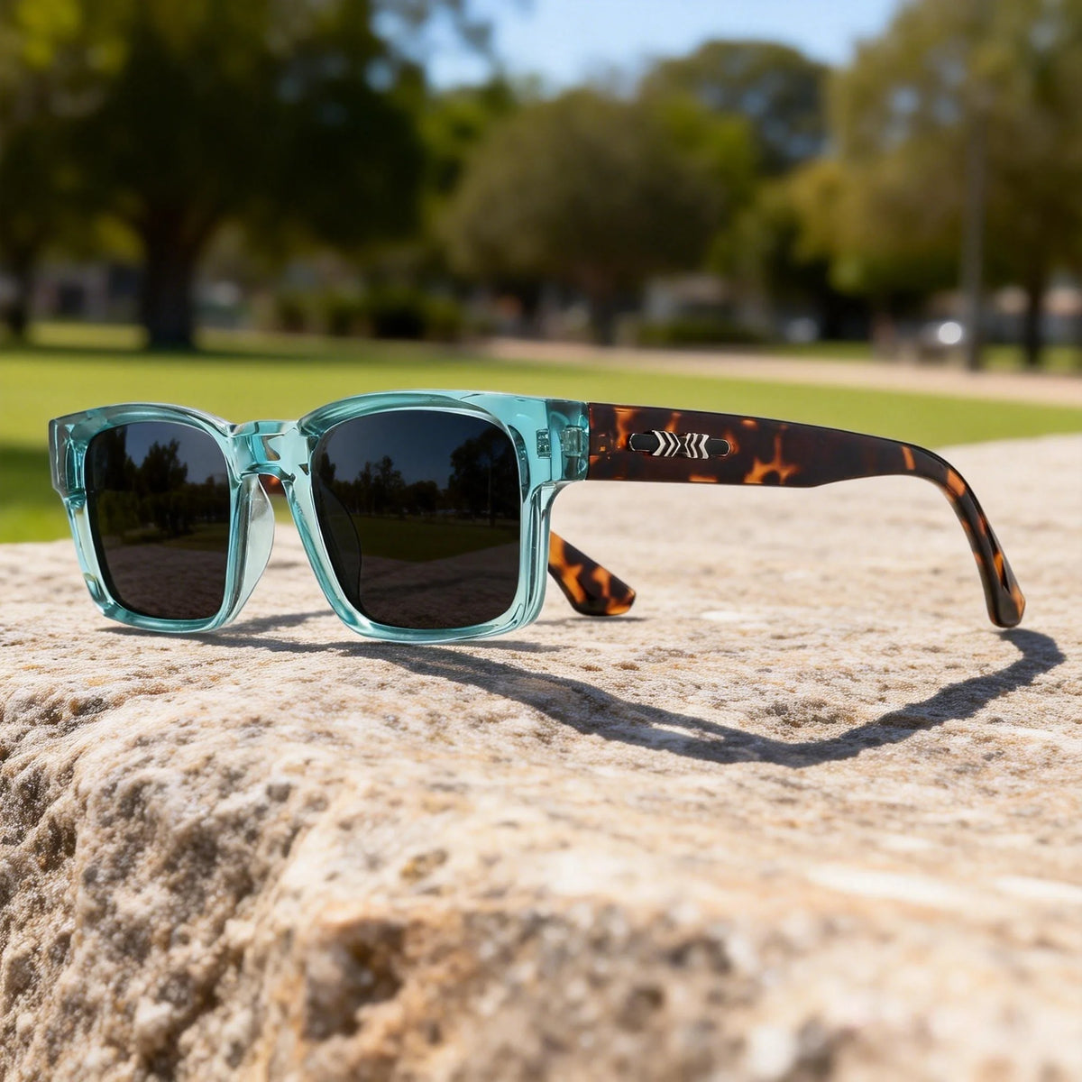 Retro Punk Square UV400 Sunglasses for Women & Men