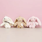 15cm Rabbit Fur Keychain Plush Bag & Car Charm