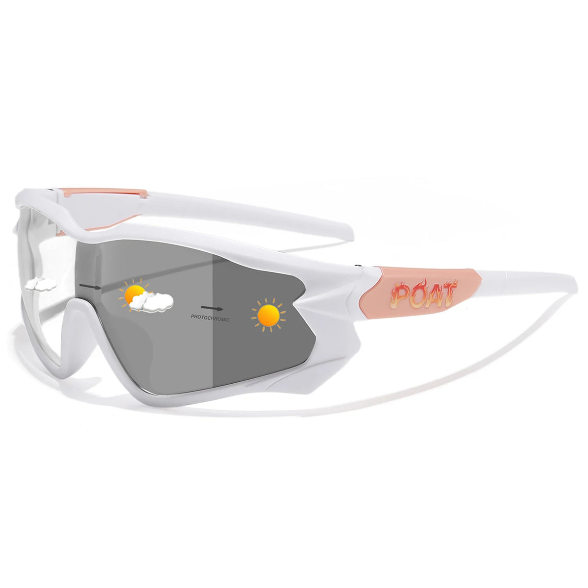 Photochromic UV400 Motorcycle Sports Sunglasses for Men & Women