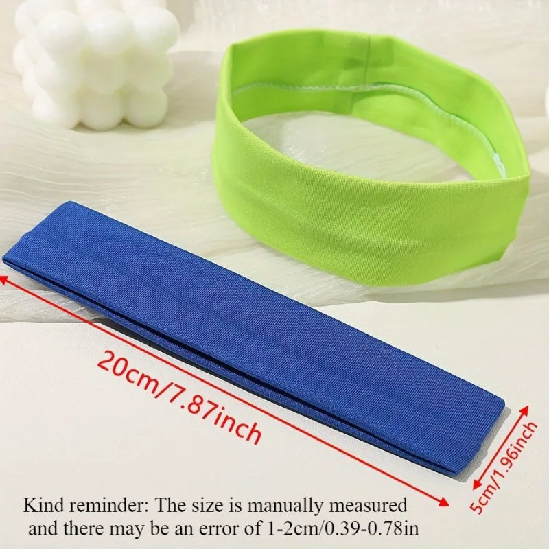 Elastic Knitted Sports Headband for Women – Soft Stretch Hair Band