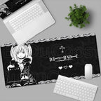New Misa Amane Light Yagami Desk Mat Death Note Anime Mousepad Computer Gamers Lock Edge Mouse Pad Gaming E-sports Keyboard Pads