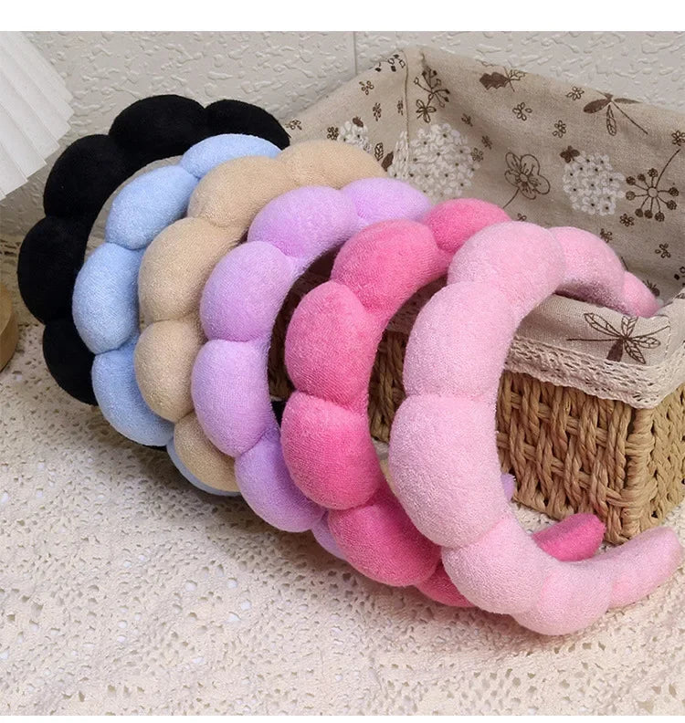 Fashion Sponge Spa Headband for Face Washing & Skincare