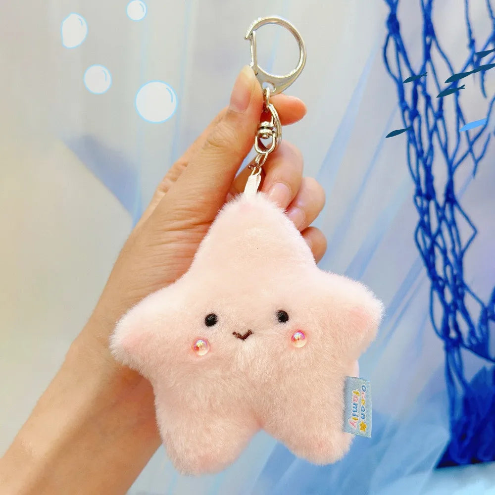 Cute Rabbit Bow Plush Keychain Bag Charm Gift for Girls and Women