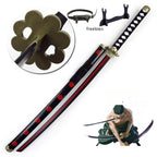 40incn Roronoa Zoro Katana Ninja Knife Sword Anime Cosplay Costume Zoro Real Size Japanese Katana Original Samurai Sabre Gift