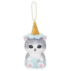 Mofusand Travel Plush Keychain Anime Cat Bag Charm Gift Toy