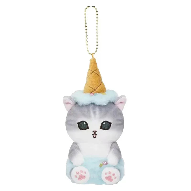 Mofusand Travel Plush Keychain Anime Cat Bag Charm Gift Toy