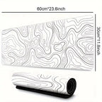 CIFBUY Extra Large Gaming Mouse Pad Stitched Border PC Keyboard Desk Mat Low Friction Non-Slip Rubber Base Home Office Laptop