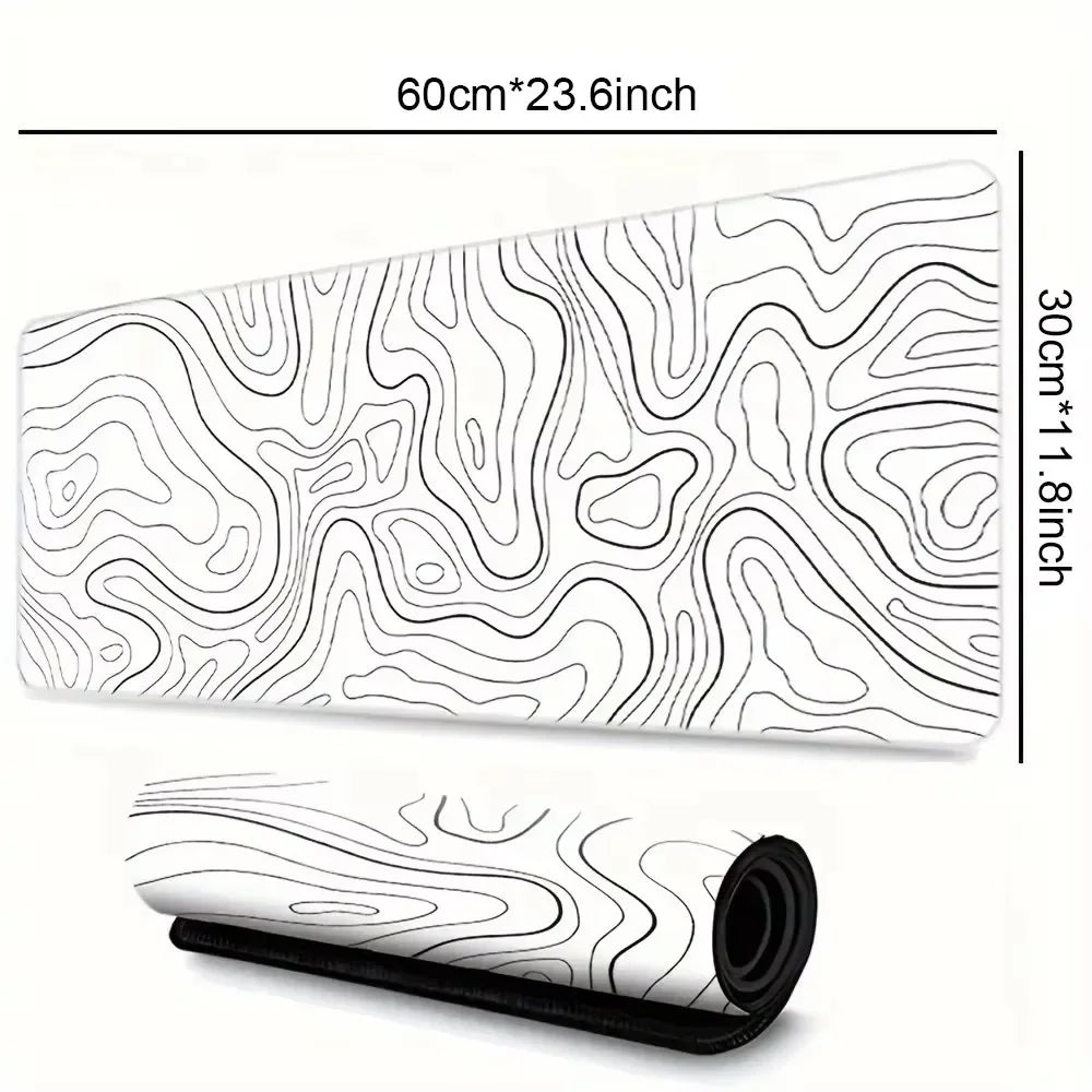 CIFBUY Extra Large Gaming Mouse Pad Stitched Border PC Keyboard Desk Mat Low Friction Non-Slip Rubber Base Home Office Laptop