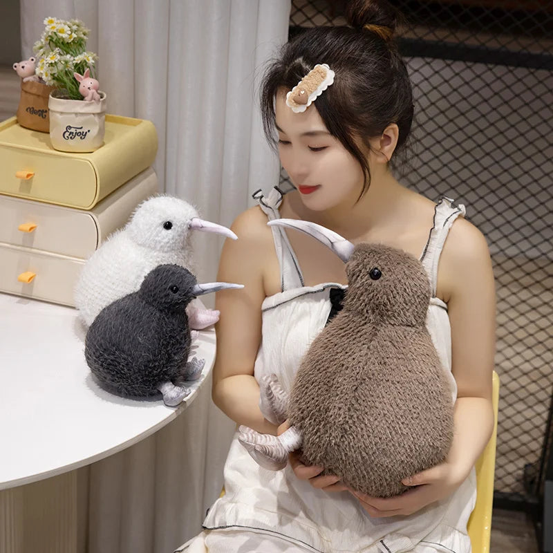 Soft Simulation Kiwi Bird Plush Toys 20-35cm Cute Stuffed birds Animals Soft Doll Kids Toys for Children Birthday Gift