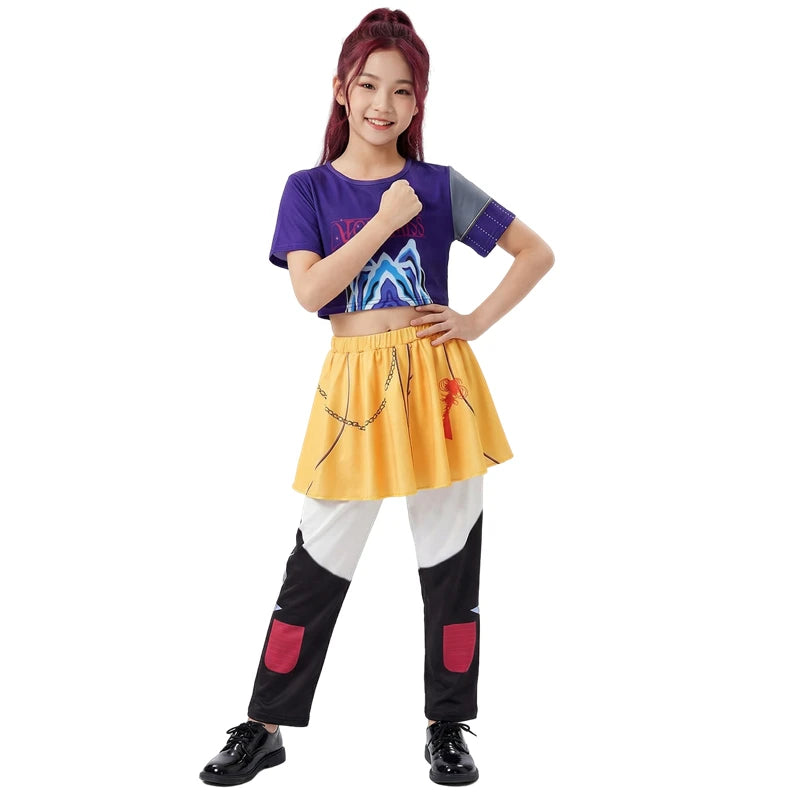 Rumi Girl Anime Cosplay Costume – Dance Performance Outfit