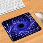 Mause Pad Gamer Rug Matrix Binary Code Mouse Pads Deskmat Desktop Table Mat Pc Gaming Computer Desk Protector Kawaii Accessories